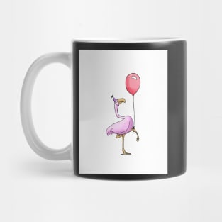 Flamingo with Balloon - Happy Birthday Mug